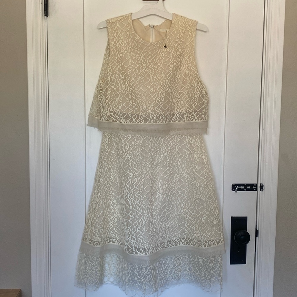 Jonathan Simkhai Designer Ivory Dress